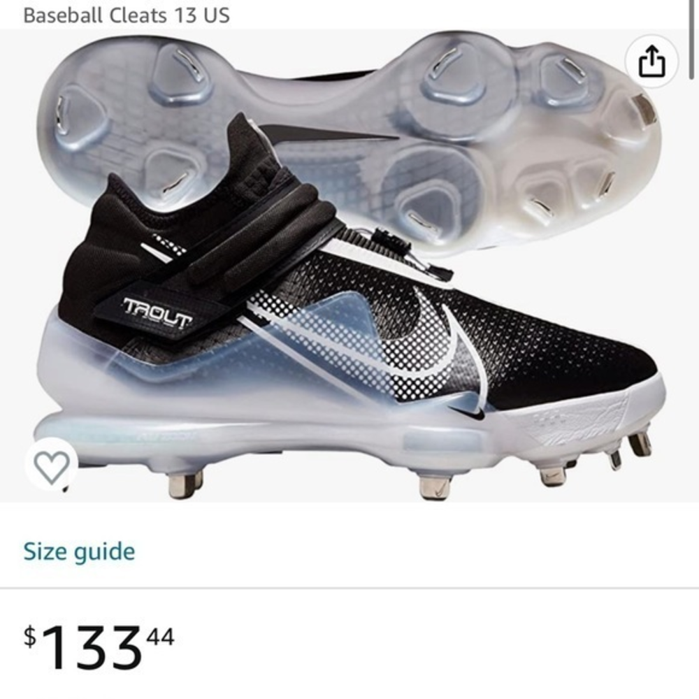 Men’s Nike Force Zoom Baseball‎ Cleats - Mike Trout (Size 11)